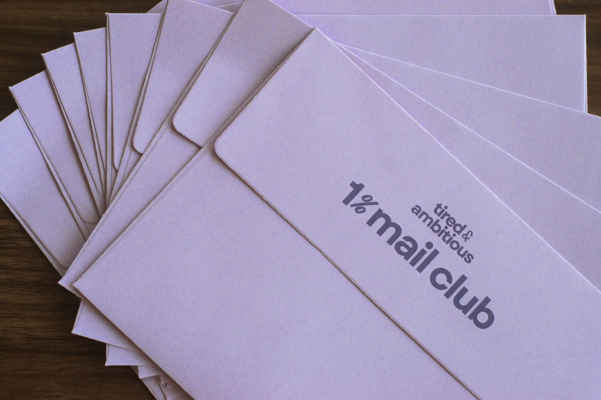 GIFTED MEMBERSHIP: 1% Mail Club